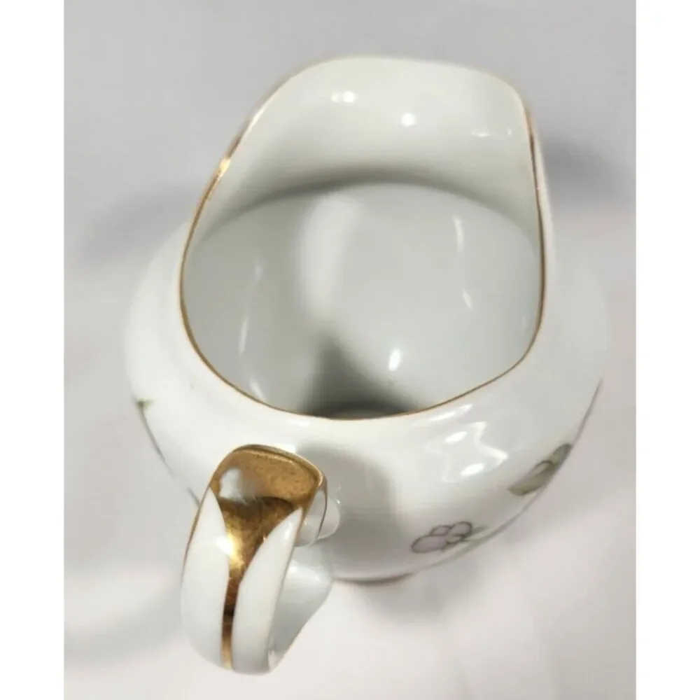 (lot of 3) 1950's Roselyn China DOGWOOD Creamer Sugar Bowl w/Lid Gravy Boat‎